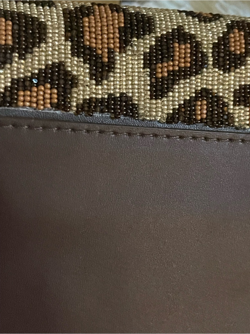 NWT Michael Kors Bradshaw beaded limited edition leopard bag - Picture 8 of 14